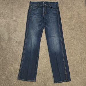 Men's Wrangled Retro Relaxed Straight Jeans Size 34X38